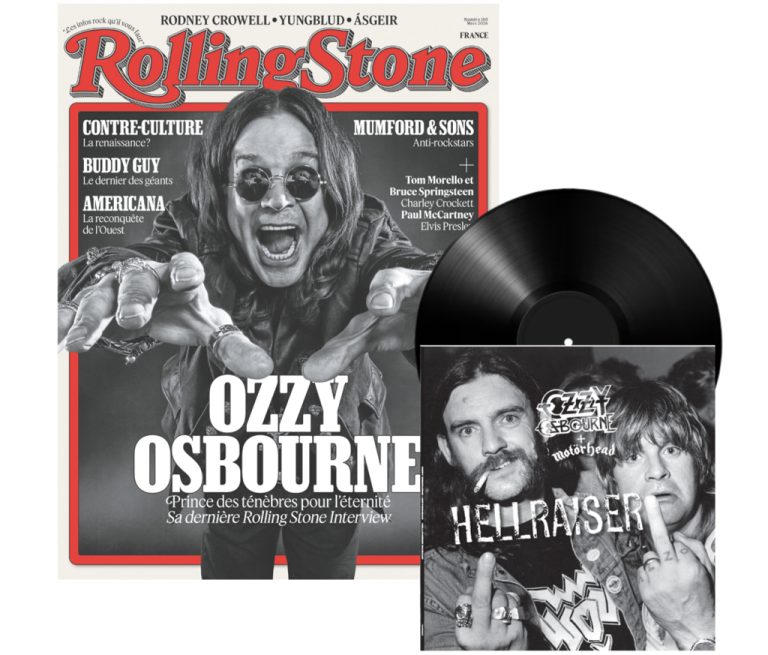 Rolling Stone N°180 Mars 2026 Ozzy Osbourne – Edition spéciale Fnac vinyle