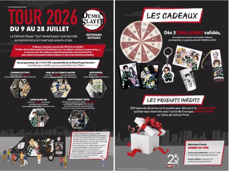 Demon Slayer Tour 2026 : un été sous le signe des Pourfendeurs