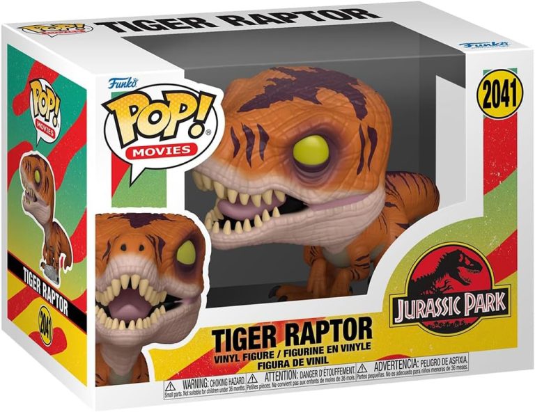 Figurine Funko Pop – Jurassic Park du Tiger Raptor