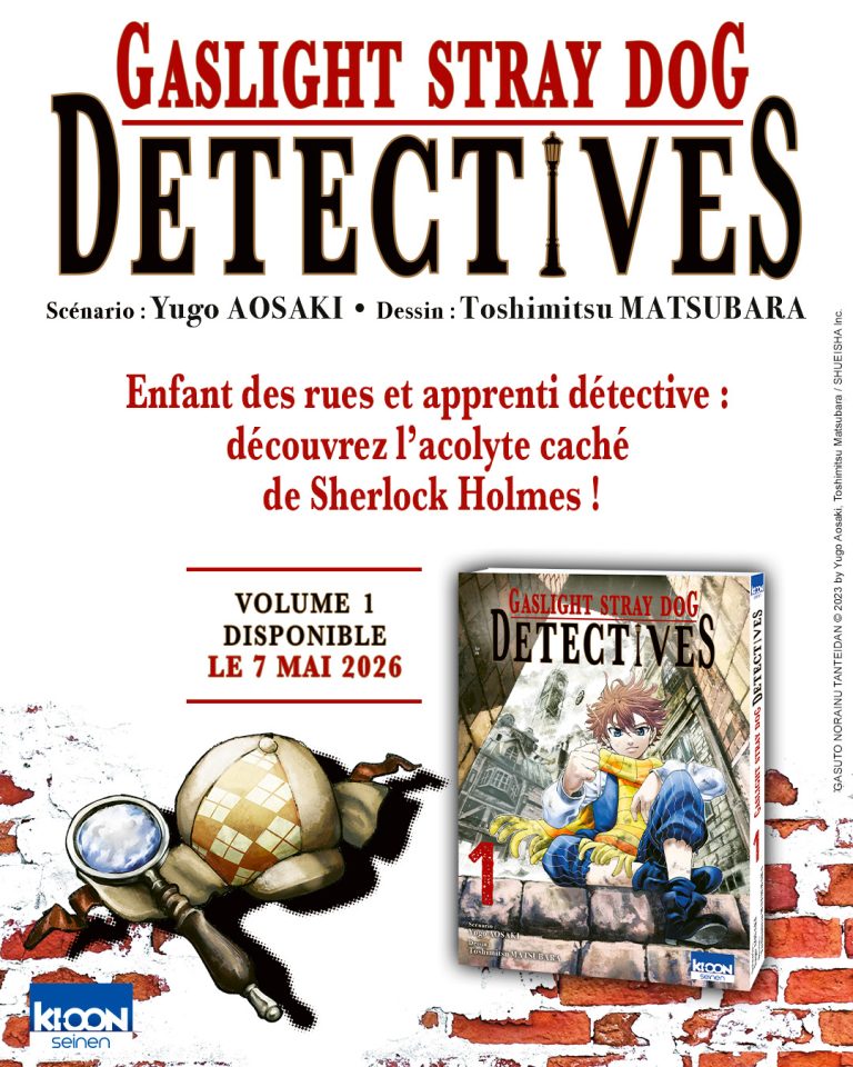 🕵️ Gaslight Stray Dog Detectives : Ki-oon dévoile les premières pages !