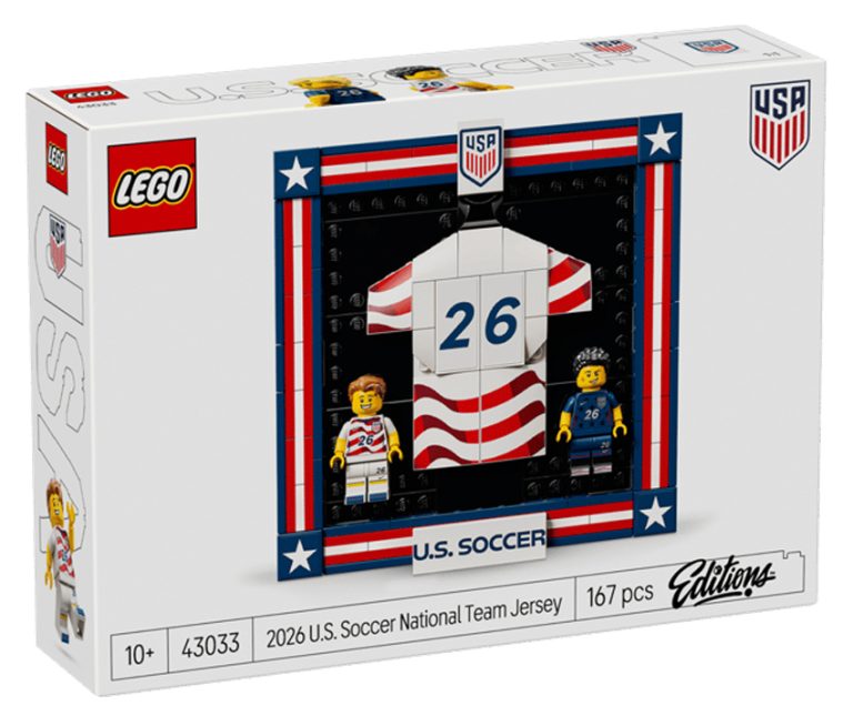Maillot 2026 de l’équipe nationale américaine de foot – LEGO Editions