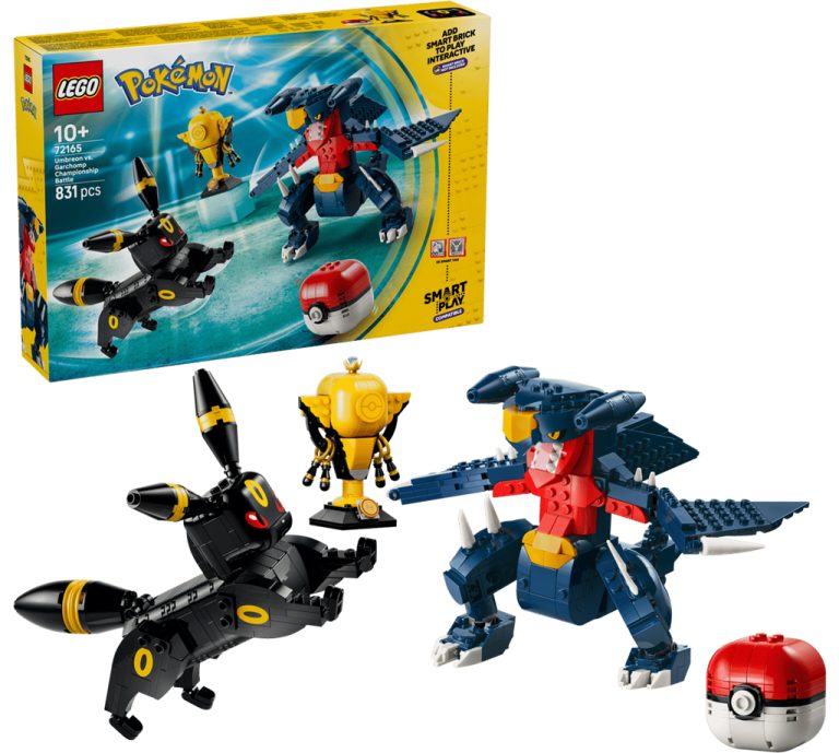 Le combat entre Noctali et Carchacrok – LEGO Pokémon SMART Play
