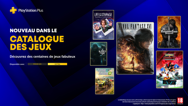 PlayStation Plus : les nouveaux jeux du catalogue de juin 2026 dévoilés