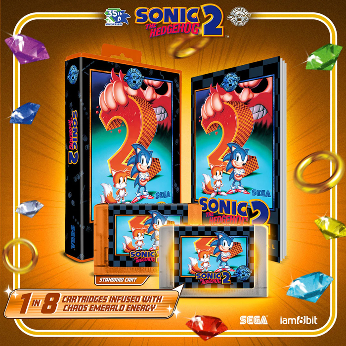 Sonic the Hedgehog 2 – Legacy Cartridge Collection (35ème Anniversaire)
