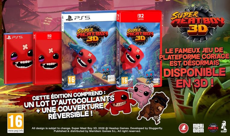 Super Meat Boy 3D – édition standard (Switch 2)