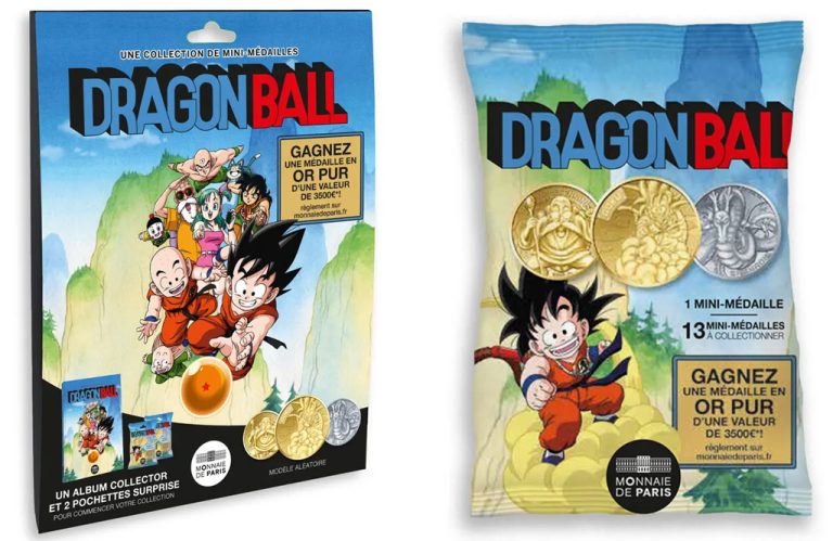 Dragon Ball – Collection de mini-médailles de la Monnaie de Paris