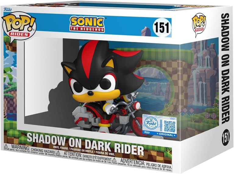Funko Pop – Rides de Shadow – Dark Rider Sonic the Hedgehog