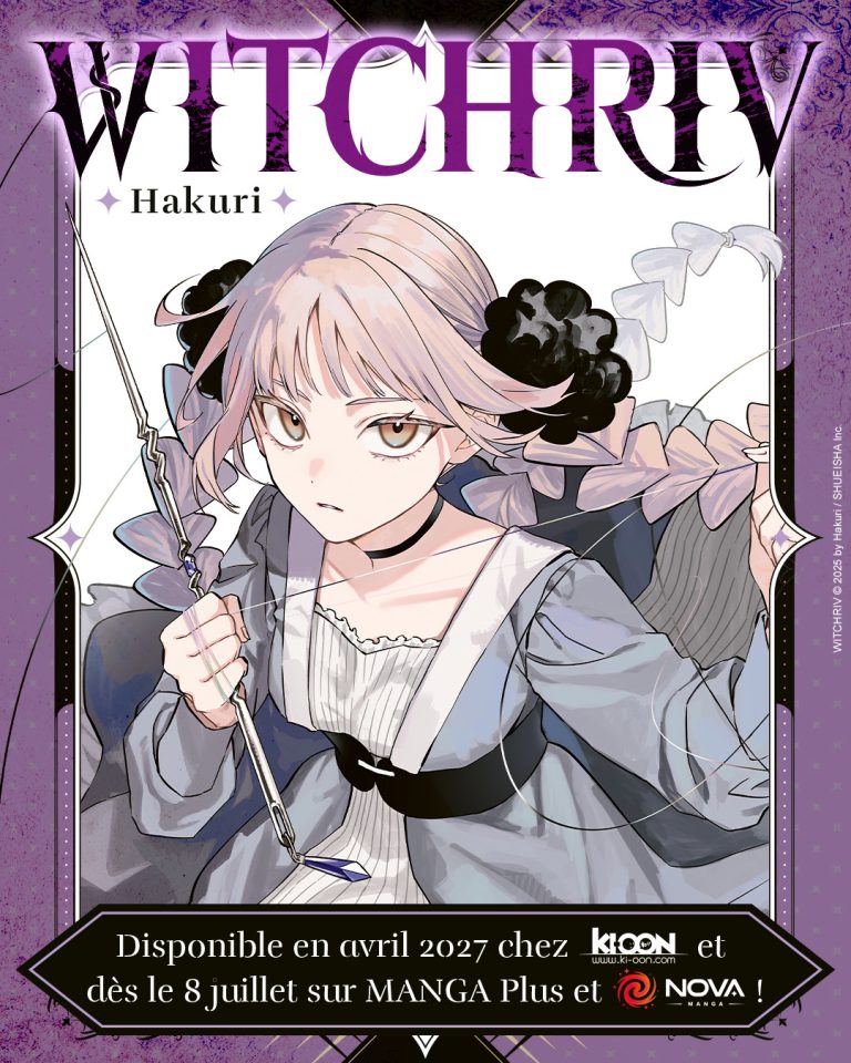 WITCHRIV : Ki-oon annonce une nouvelle pépite de dark fantasy !