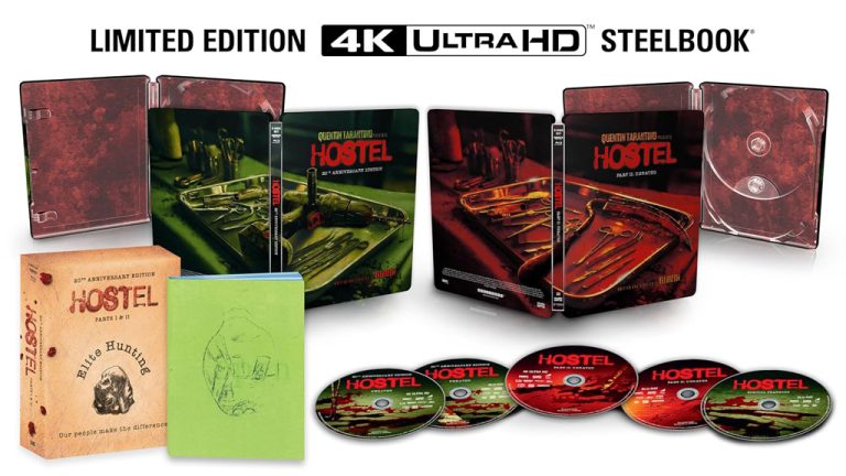 Hostel 1 et 2 – Coffret 2 steelbooks 20e anniversaire blu-ray 4K