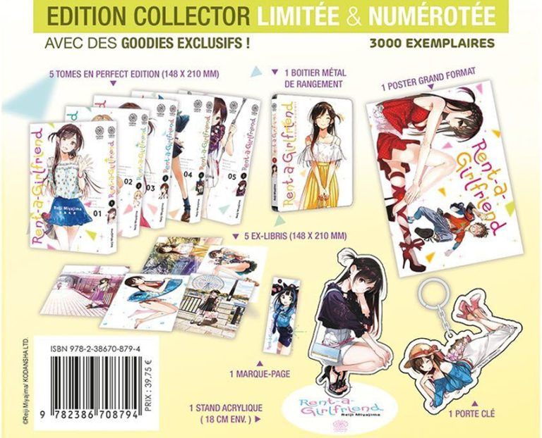 Rent-A-Girlfriend (tomes 1 à 5) – Coffret collector édition limitée numérotée