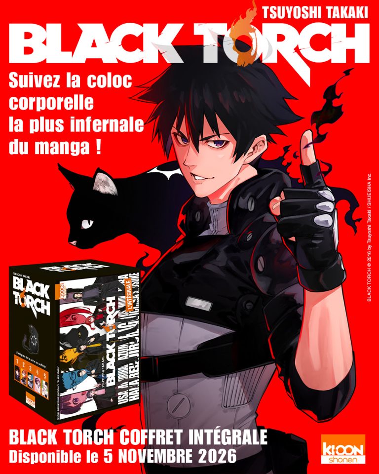 Black Torch : le manga de Tsuyoshi Takaki revient dans un nouveau coffret intégrale