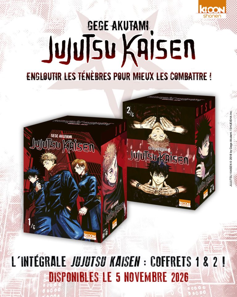 Jujutsu Kaisen : l’intégrale du manga arrive en 6 coffrets chez Ki-oon