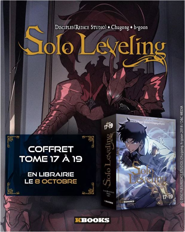 Solo Leveling : un dernier coffret pour compléter la collection chez Kbooks