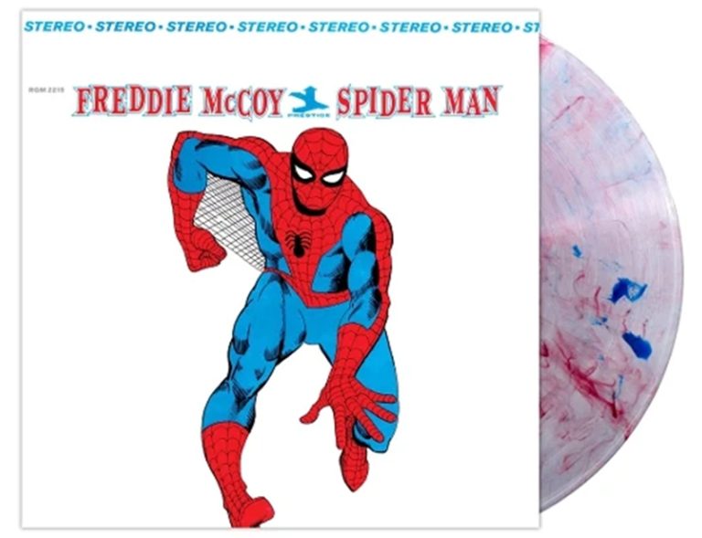 Spider Man Édition Limitée Vinyle Marbré Rouge et Bleu
