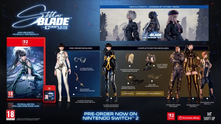 Stellar Blade: Complete Edition – Édition steelbook (Switch 2)