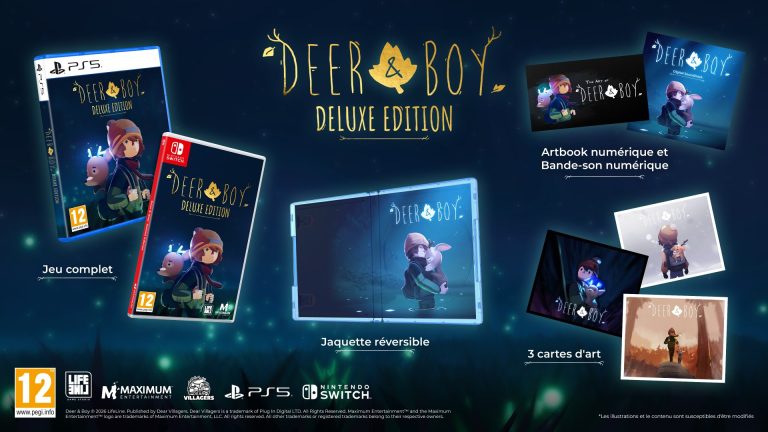Deer & Boy : une aventure poétique en édition Deluxe sur Nintendo Switch et PS5