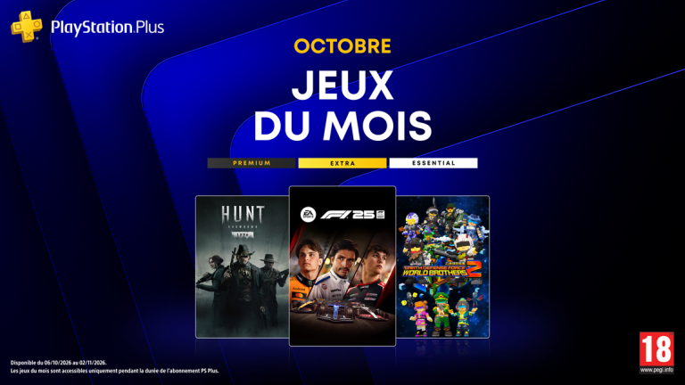 PlayStation Plus : les jeux d’octobre 2026 arrivent dès le 6 octobre