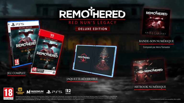 Remothered: Red Nun&rsquo;s Legacy : l&rsquo;édition physique Deluxe est disponible sur PS5, la Switch 2 suivra en décembre